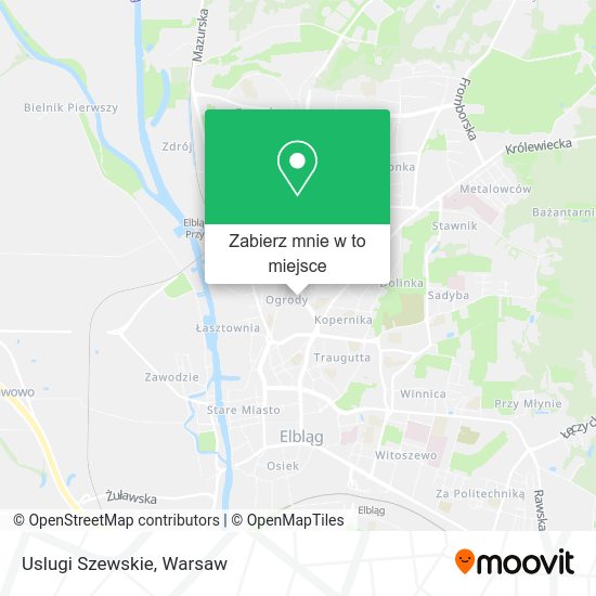 Mapa Uslugi Szewskie