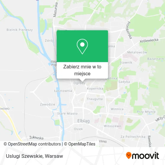 Mapa Uslugi Szewskie