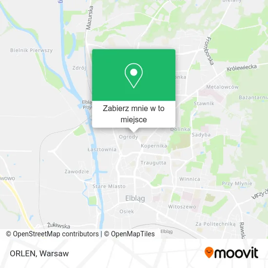 Mapa ORLEN