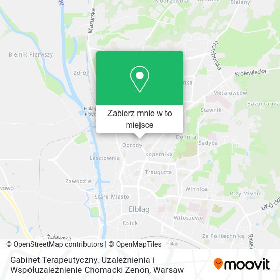 Mapa Gabinet Terapeutyczny. Uzależnienia i Współuzależnienie Chomacki Zenon