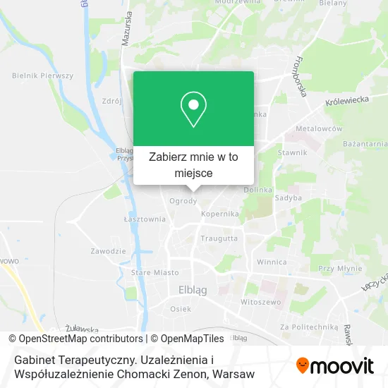Mapa Gabinet Terapeutyczny. Uzależnienia i Współuzależnienie Chomacki Zenon