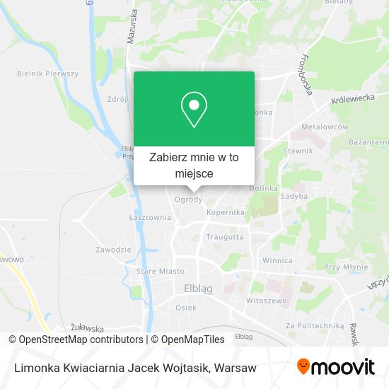 Mapa Limonka Kwiaciarnia Jacek Wojtasik