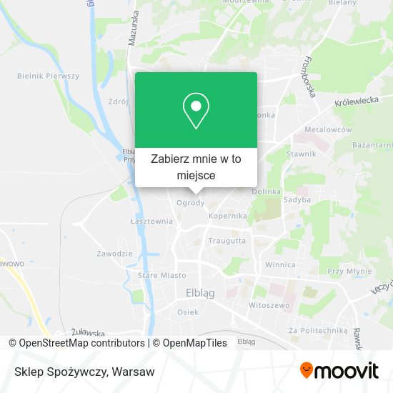 Mapa Sklep Spożywczy