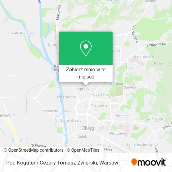 Mapa Pod Kogutem Cezary Tomasz Zwierski