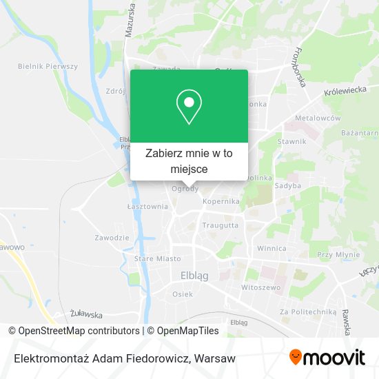 Mapa Elektromontaż Adam Fiedorowicz