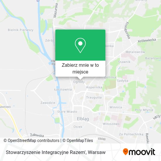 Mapa Stowarzyszenie Integracyjne Razem'