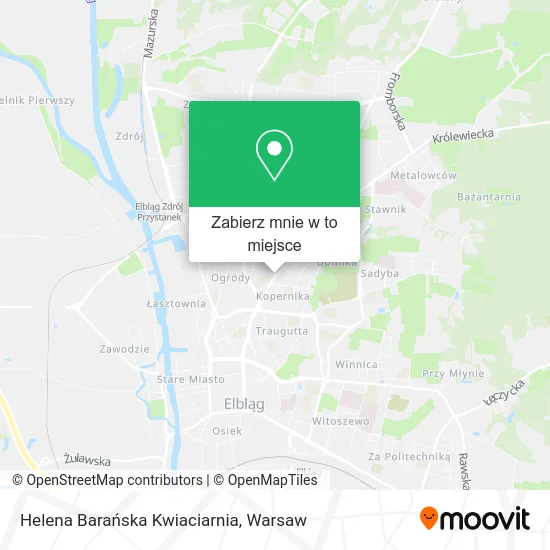 Mapa Helena Barańska Kwiaciarnia