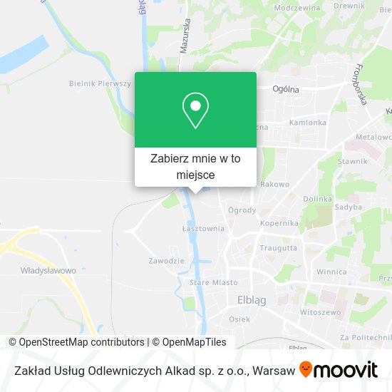 Mapa Zakład Usług Odlewniczych Alkad sp. z o.o.