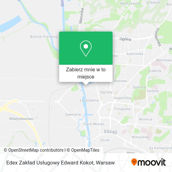 Mapa Edex Zakład Usługowy Edward Kokot