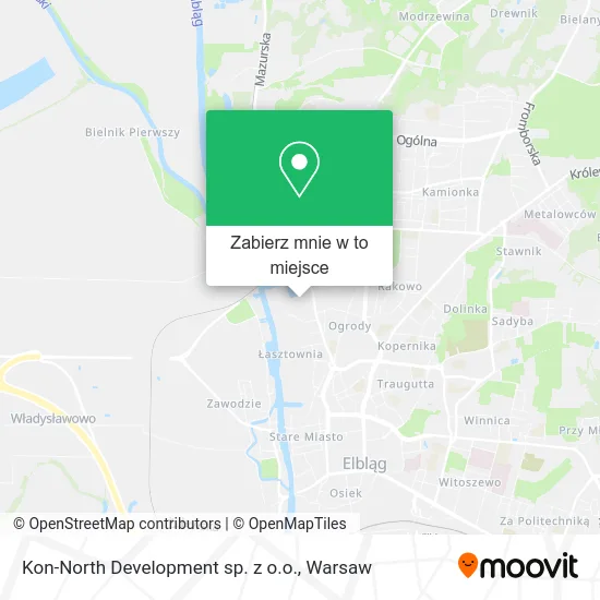 Mapa Kon-North Development sp. z o.o.