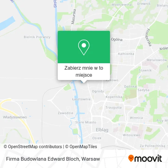 Mapa Firma Budowlana Edward Bloch