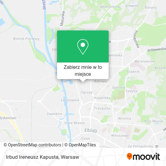Mapa Irbud Ireneusz Kapusta