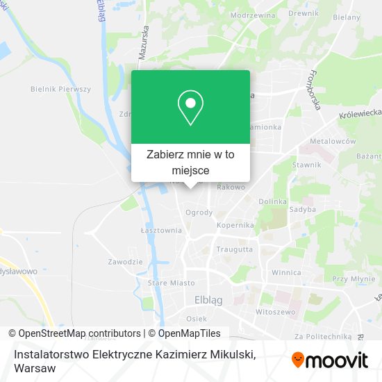 Mapa Instalatorstwo Elektryczne Kazimierz Mikulski