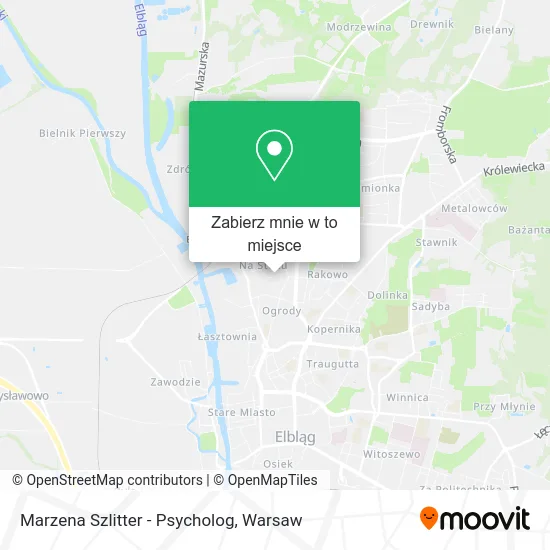 Mapa Marzena Szlitter - Psycholog