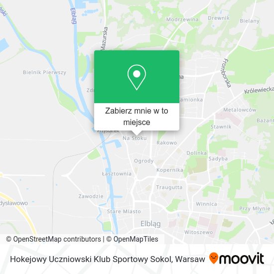 Mapa Hokejowy Uczniowski Klub Sportowy Sokol