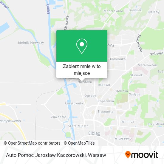 Mapa Auto Pomoc Jarosław Kaczorowski