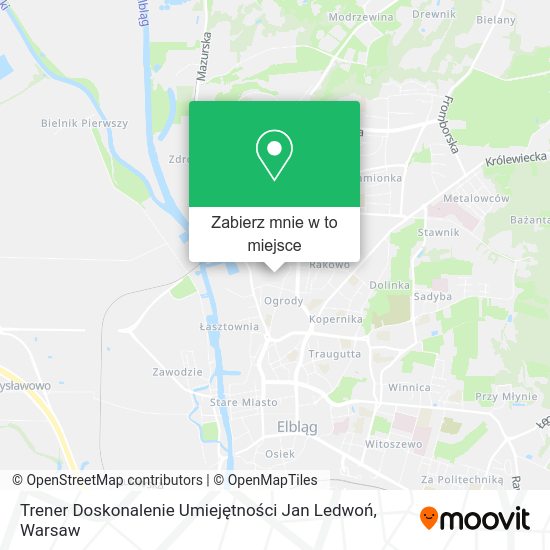 Mapa Trener Doskonalenie Umiejętności Jan Ledwoń