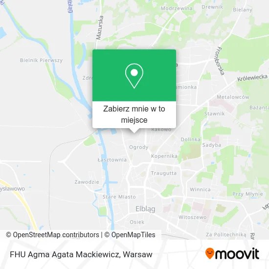 Mapa FHU Agma Agata Mackiewicz