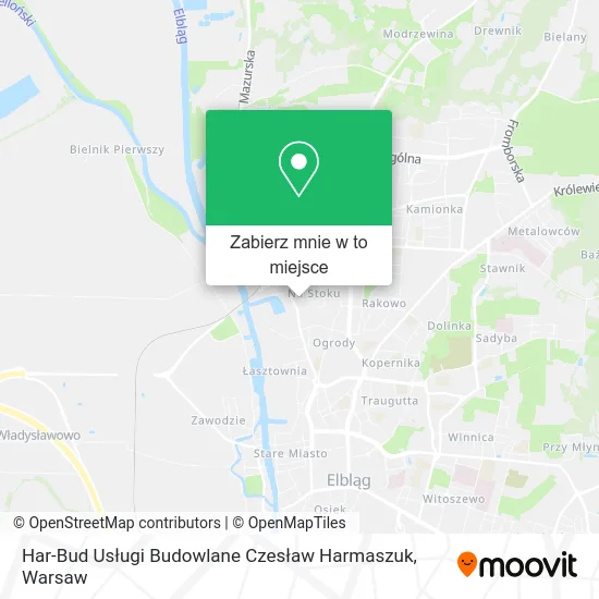 Mapa Har-Bud Usługi Budowlane Czesław Harmaszuk