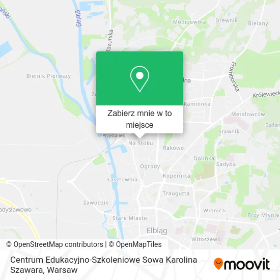 Mapa Centrum Edukacyjno-Szkoleniowe Sowa Karolina Szawara