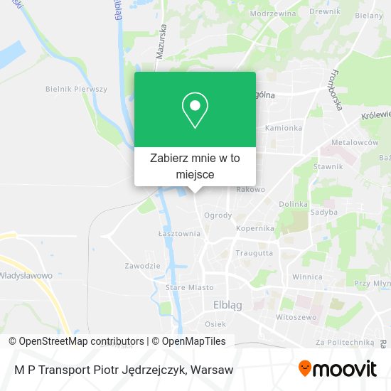 Mapa M P Transport Piotr Jędrzejczyk