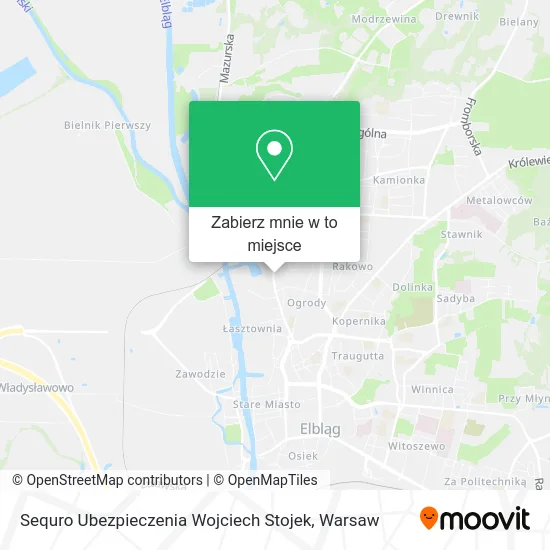 Mapa Sequro Ubezpieczenia Wojciech Stojek