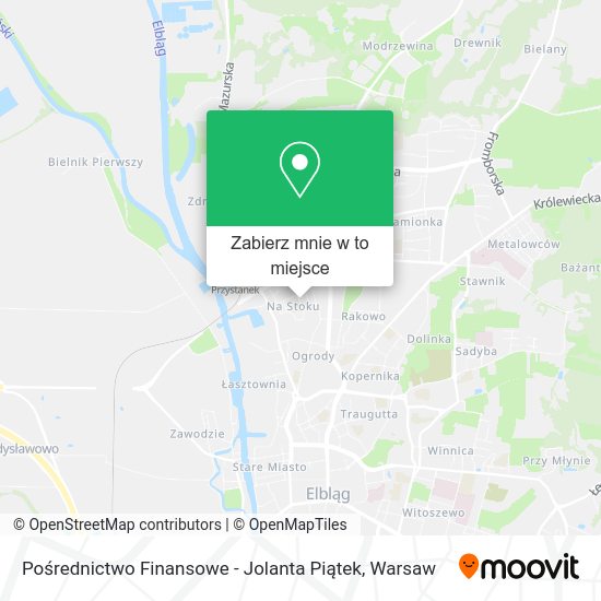 Mapa Pośrednictwo Finansowe - Jolanta Piątek