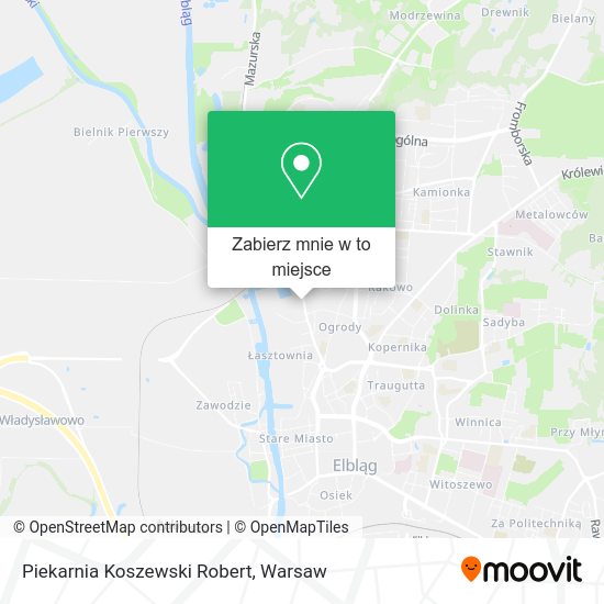 Mapa Piekarnia Koszewski Robert