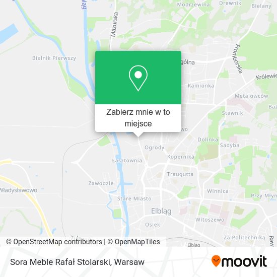 Mapa Sora Meble Rafał Stolarski