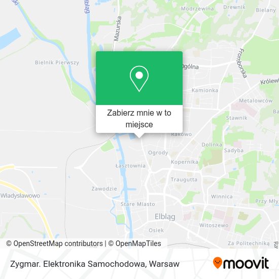 Mapa Zygmar. Elektronika Samochodowa