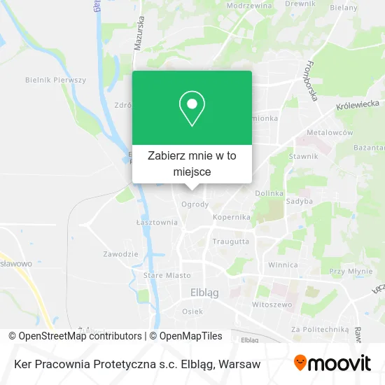 Mapa Ker Pracownia Protetyczna s.c. Elbląg