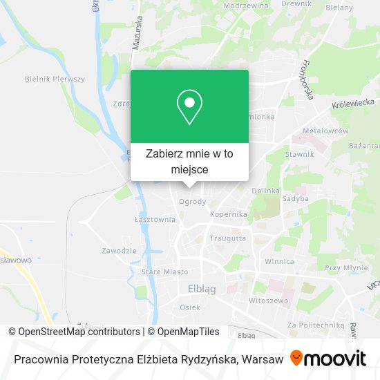 Mapa Pracownia Protetyczna Elżbieta Rydzyńska