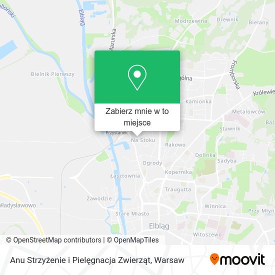 Mapa Anu Strzyżenie i Pielęgnacja Zwierząt