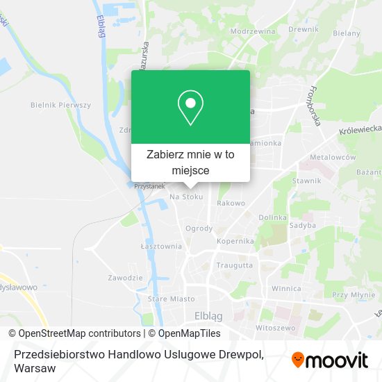 Mapa Przedsiebiorstwo Handlowo Uslugowe Drewpol