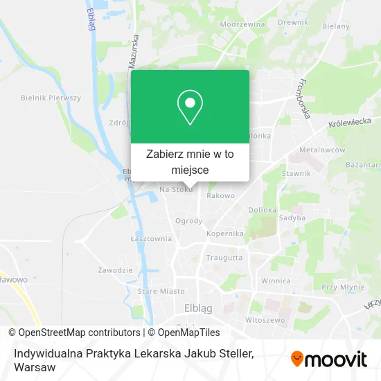 Mapa Indywidualna Praktyka Lekarska Jakub Steller