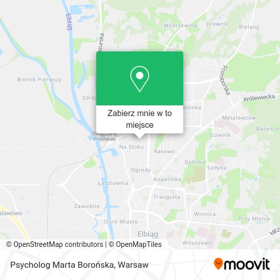 Mapa Psycholog Marta Borońska