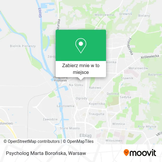 Mapa Psycholog Marta Borońska