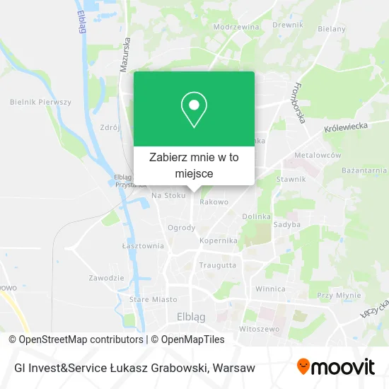 Mapa Gl Invest&Service Łukasz Grabowski