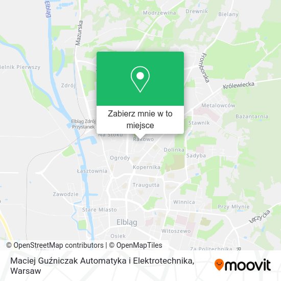 Mapa Maciej Guźniczak Automatyka i Elektrotechnika