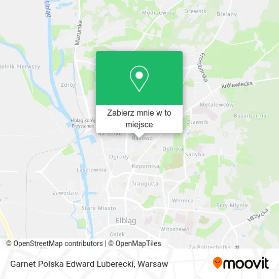 Mapa Garnet Polska Edward Luberecki