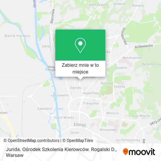 Mapa Jurida. Ośrodek Szkolenia Kierowców. Rogalski D.