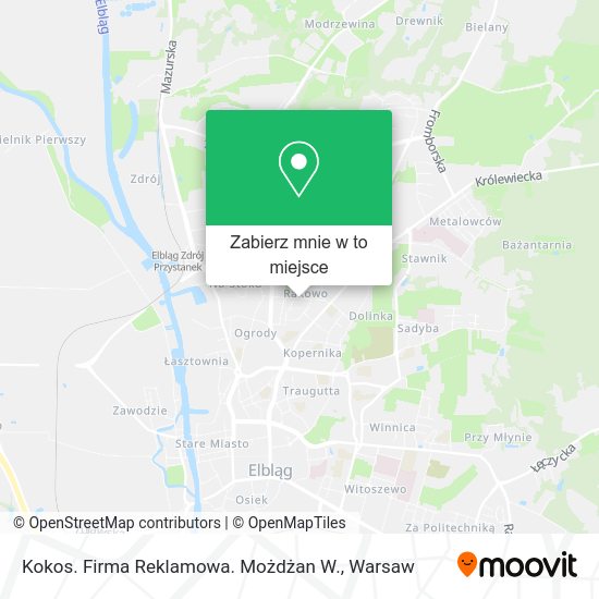 Mapa Kokos. Firma Reklamowa. Możdżan W.