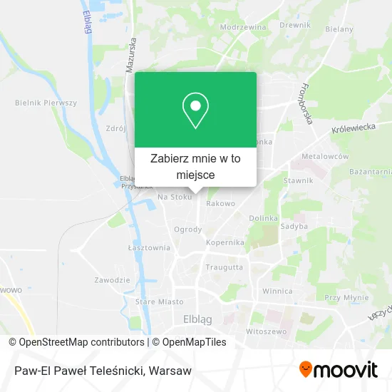 Mapa Paw-El Paweł Teleśnicki