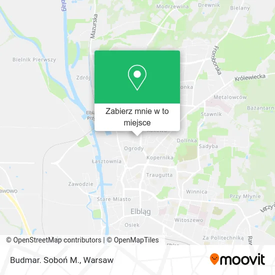 Mapa Budmar. Soboń M.