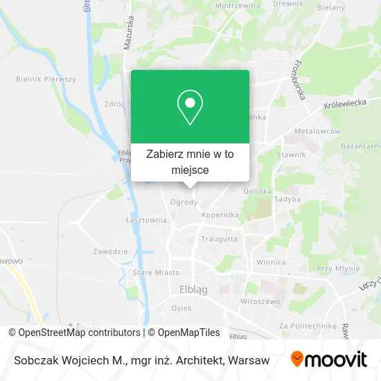 Mapa Sobczak Wojciech M., mgr inż. Architekt