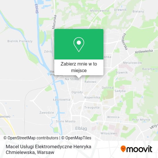 Mapa Macel Usługi Elektromedyczne Henryka Chmielewska