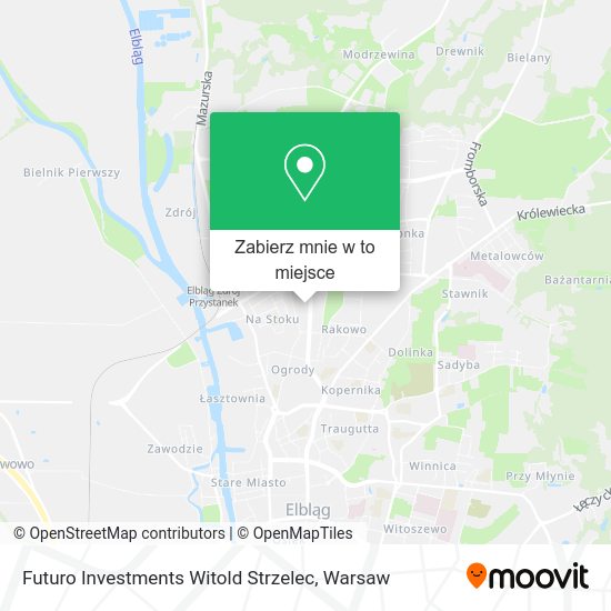 Mapa Futuro Investments Witold Strzelec