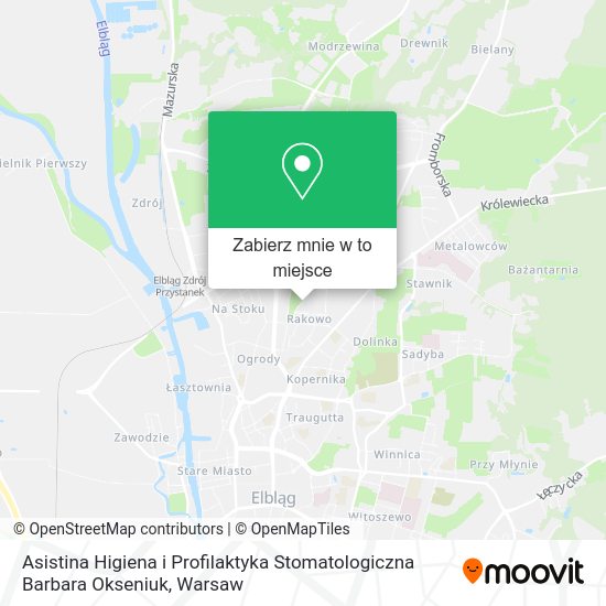 Mapa Asistina Higiena i Profilaktyka Stomatologiczna Barbara Okseniuk