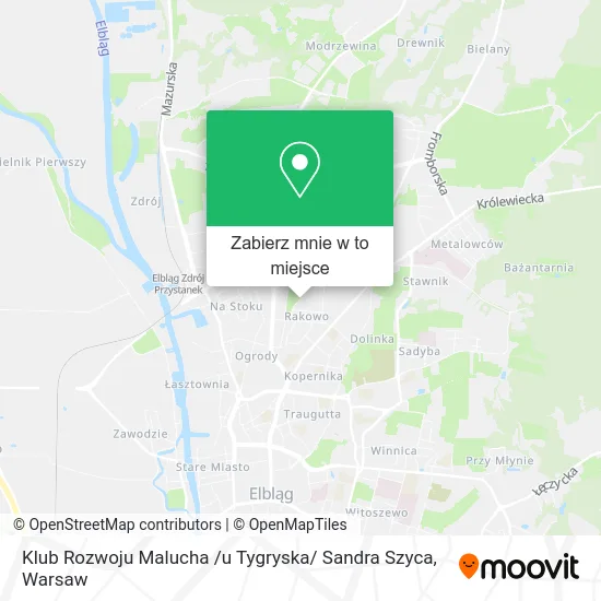 Mapa Klub Rozwoju Malucha /u Tygryska/ Sandra Szyca