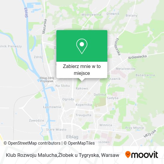 Mapa Klub Rozwoju Malucha,Żłobek u Tygryska